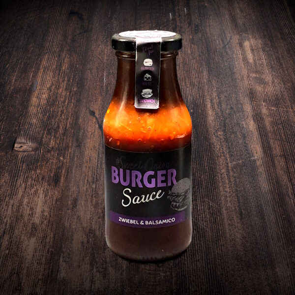 Altenburger Burger Sauce Zwiebel Balsamico